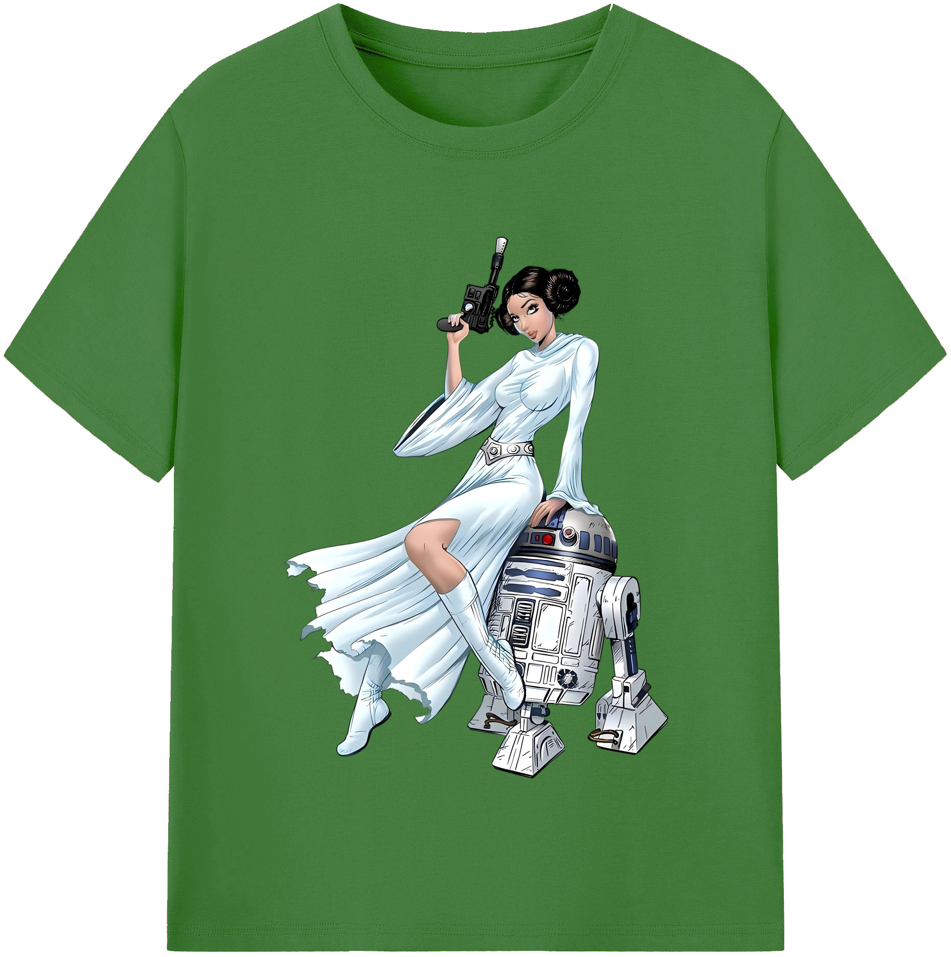（画像用） スター・ウォーズ Star Wars レディースカジュアルプリントTシャツ（綿100％）